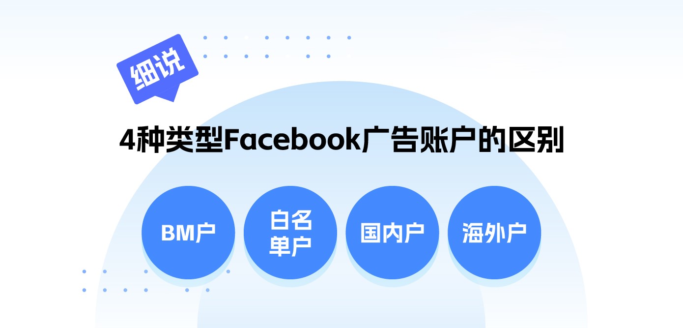 细说4种类型Facebook广告账户的区别 (BM户&白名单户&国内户&海外户)